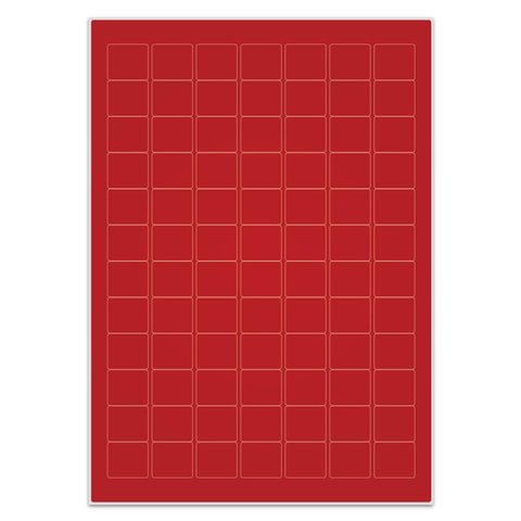 Cryo labels on sheets for laser printers 25mm x 22mm (A4 format)