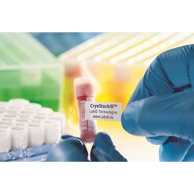 LabID™ Cryo Etiketten Voor Bevroren Ondergronden - 25,4 x 12,7mm / Thermotransfer