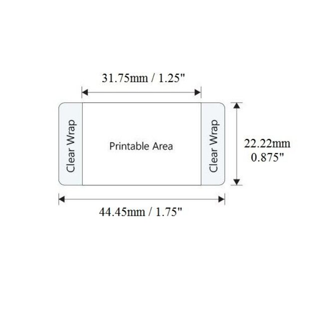 Étiquettes Pour Surfaces Congelées - 31,75 x 22,2mm