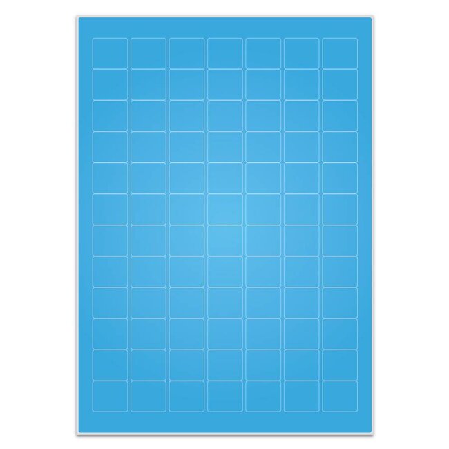 Kryo-Etiketten Auf Bögen - 44,5 x 12,7mm (US-Letter-Format)