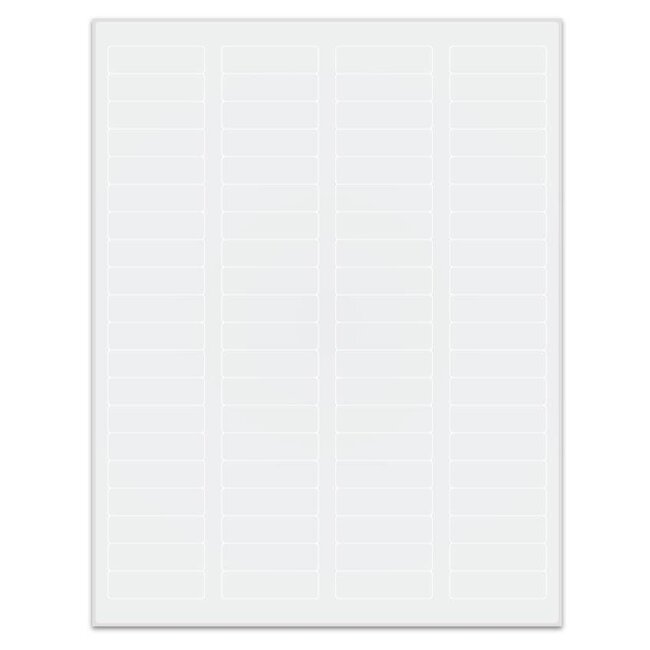 Cryo Laseretiketten - 44,5 x 12,7mm (US Letter Format)