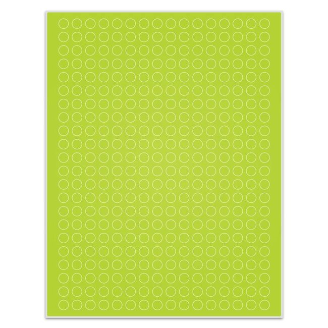 Étiquettes De Congélation Pour Imprimantes Laser - Ø 9mm / Format US Letter