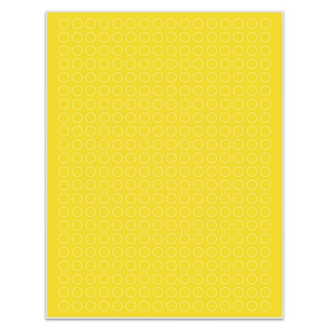 Étiquettes De Congélation Pour Imprimantes Laser - Ø 9mm / Format US Letter