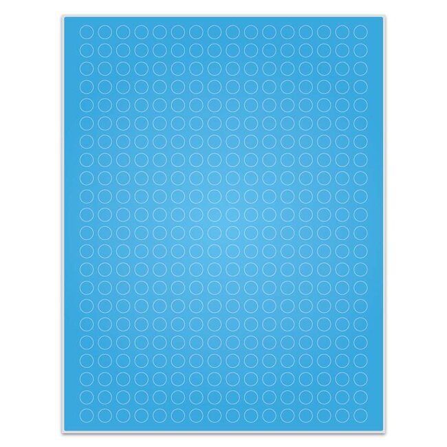 LabID™ Deep-Freeze Labels For Laser Printers - Ø 9mm / US Letter Format