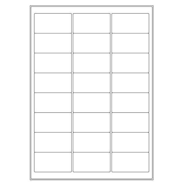 LabID™ Kryo Laseretiketten Auf DIN A4-Bögen - 63,5 x 33,8mm