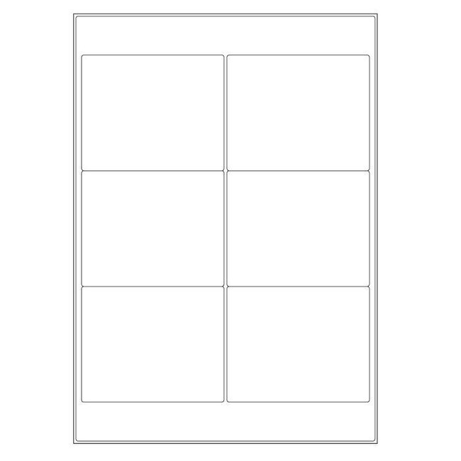 Kryo Etiketten Auf DIN A4-Bögen - 98,5 x 80mm