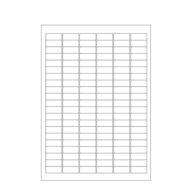 Cryo LaserEtiketten Op A4 Vellen - 31,5 x 13mm / Afneembaar