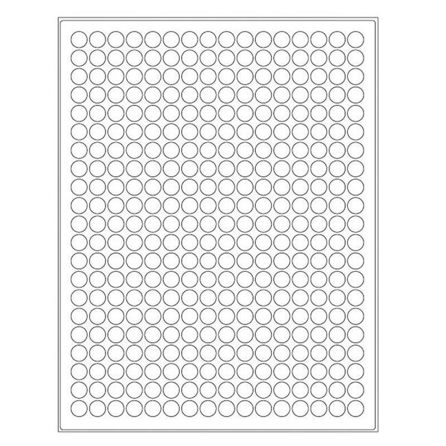 LabID™ Cryo Laseretiketten Op A4-Vellen - Ø 11mm / Kleuren Assorti