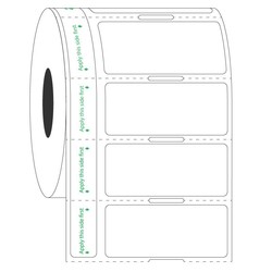 Étiquettes transparentes pour tubes déjà congelés 44,5mm x 19,05mm