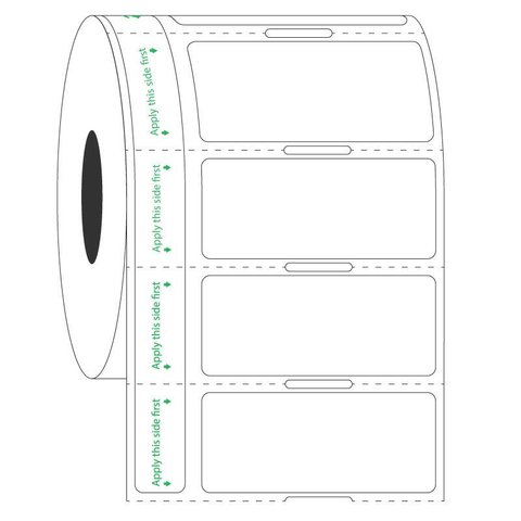 Étiquettes Transparentes Pour Tubes Déjà Congelés - 44,5 x 19,05mm