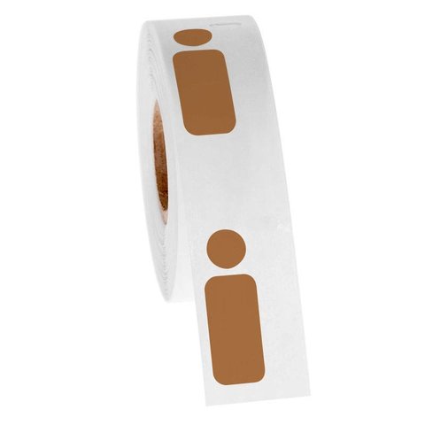 DYMO compatible direct thermal paper labels 26 x 12.7mm + Ø 9.5mm