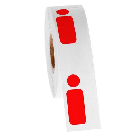 DYMO compatible direct thermal paper labels 26 x 12.7mm + Ø 9.5mm
