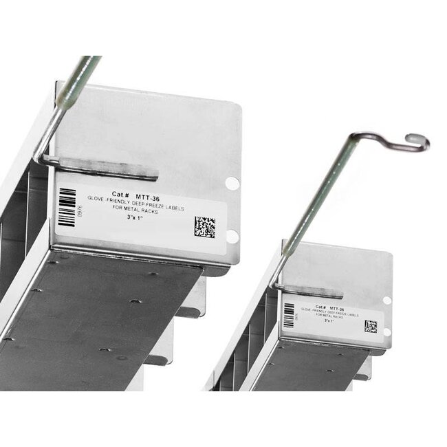 Étiquettes Cryogéniques Pour Racks En Acier - 76,2 x 25,4mm