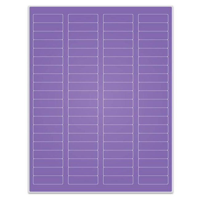 Autoclave labels for laser printers - 44.5 x 12.7mm / Removable