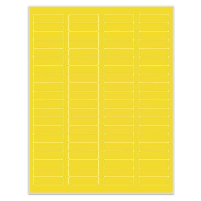 Autoclave labels for laser printers - 44.5 x 12.7mm / Removable