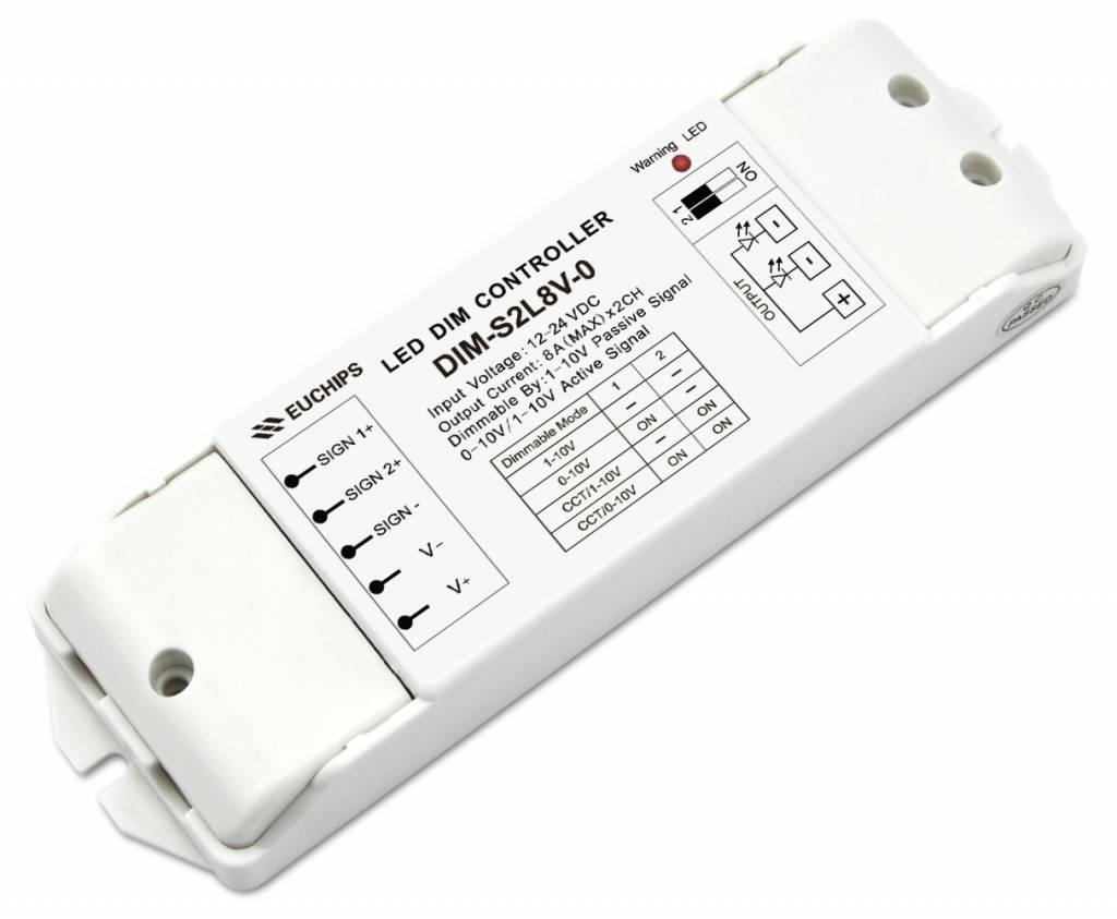 brandstof Rijk Uitscheiden 1-10V Dual White LED Dimmer/Controller | LEDStripXL - LEDStripXL