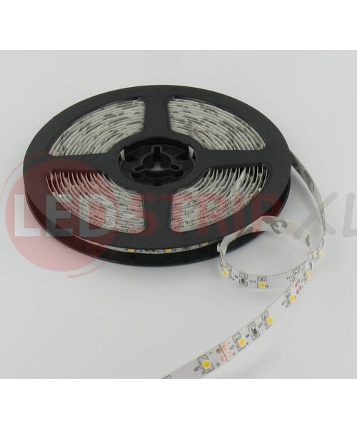 LEDStrip Warm Wit 5 Meter 60 LED per meter 24 Volt - Basic