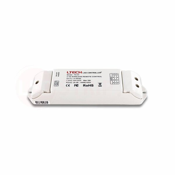 LTECH Draadloze LED Controller/Ontvanger T3-CV