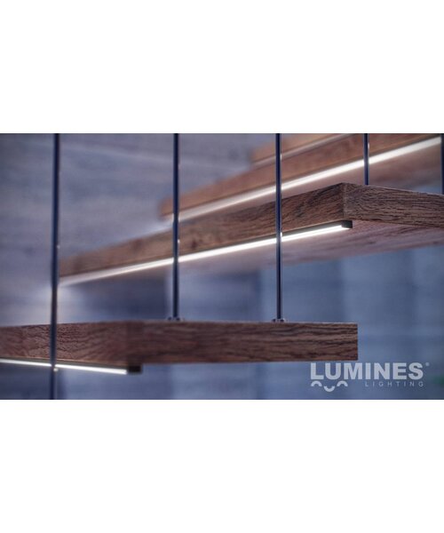 Lumines Aluminium opbouw profiel plat 1 meter