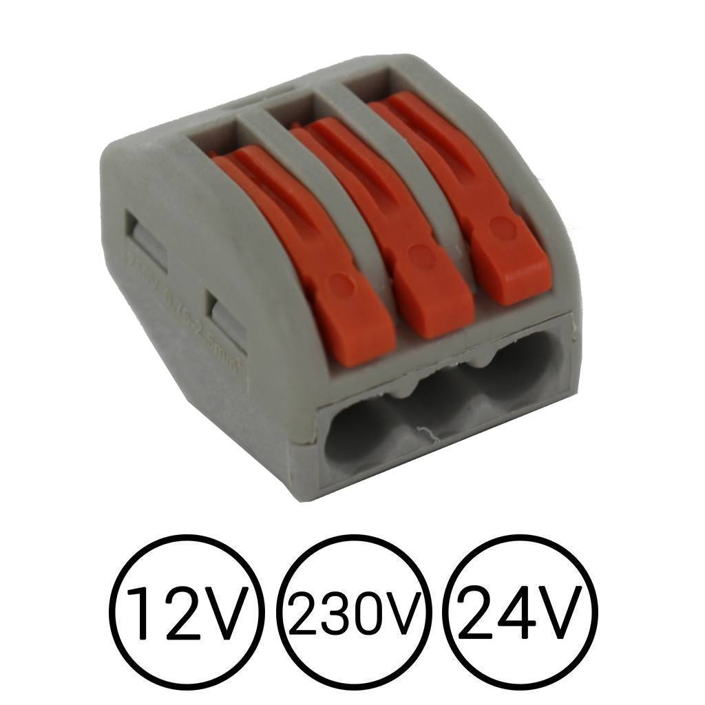 Wago verbindingskle - lasklem 3-voudig