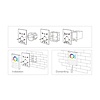 Milight / MiBoxer RGB+CCT Draadloos Wandpaneel 8-zones B8