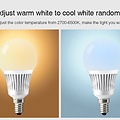 Milight / MiBoxer 5 Watt RGB + Warm Wit en Koud Wit E14 CCT Dual White Lamp