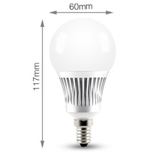 Milight / MiBoxer 5 Watt RGB + Warm Wit en Koud Wit E14 CCT Dual White Lamp