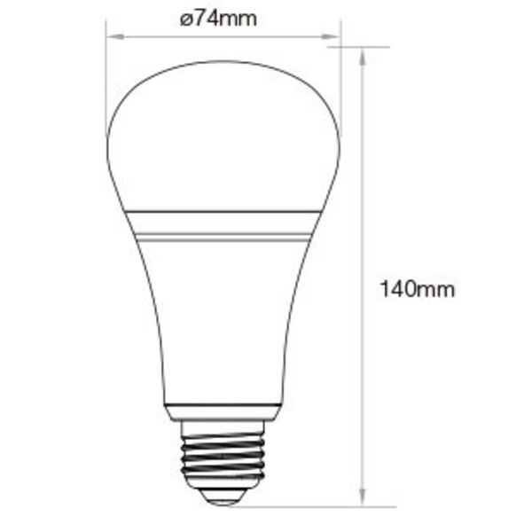 Milight / MiBoxer 12 Watt RGB + Warm Wit en Koud Wit E27 CCT Dual White Lamp