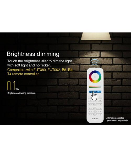 Milight / MiBoxer 12 Watt RGB + Warm Wit en Koud Wit E27 CCT Dual White Lamp