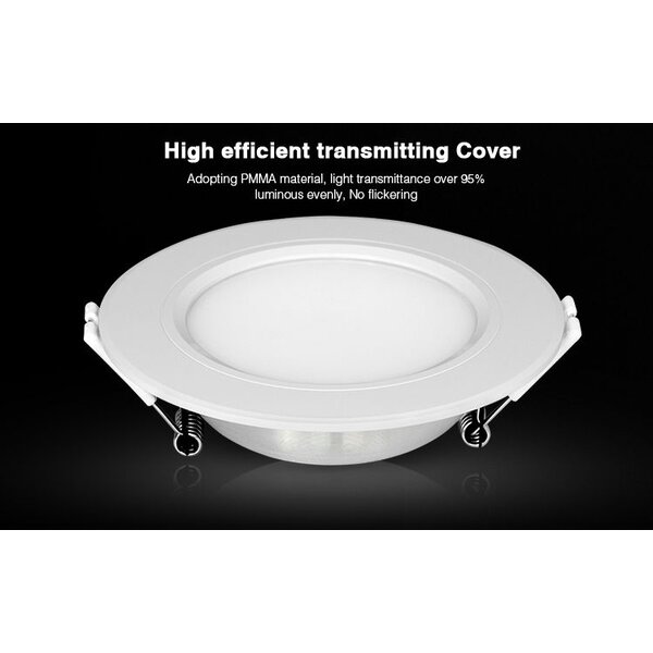 Milight / MiBoxer 6 Watt RGB + Warm Wit + Koud Wit CCT Downlight Dual White
