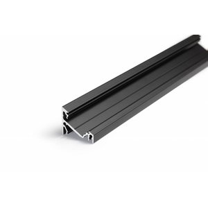 14mm Aluminium hoek profiel 2 meter 60/30 graden Corner14