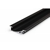 TOPMET Aluminium inbouw profiel met verticale schijnhoek Flat8