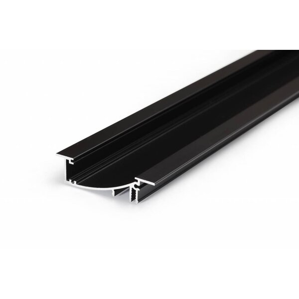 TOPMET Aluminium inbouw profiel met verticale schijnhoek Flat8