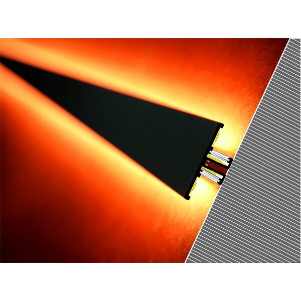 TOPMET Aluminium T profiel 2 meter voor indirect licht Back10