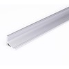 TOPMET Aluminium hoek profiel 2 meter met groot schijnvlak CABI12