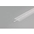 TOPMET Frosted Cover 1m voor 27mm TOPMET profielen