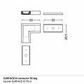 TOPMET Aluminium opbouw profiel voor 14mm strips 2 meter Surface14