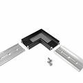 TOPMET 90 graden hoek connector voor Topmet SLIM8 opbouw profiel 8mm