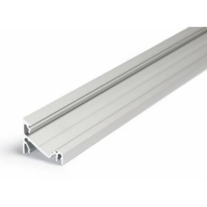 14mm Aluminium hoek profiel 1 meter 60/30 graden Corner14