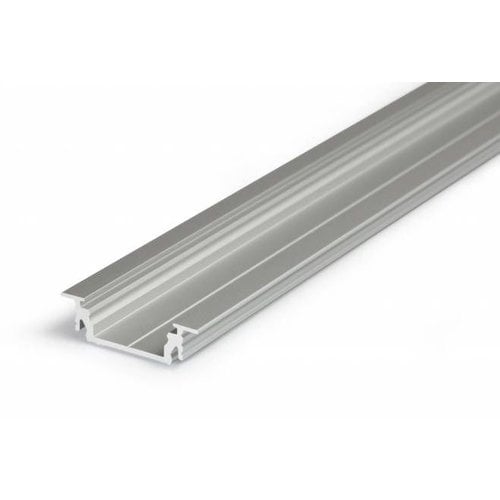 TOPMET Aluminium inbouw profiel voor 14mm strips 2 meter Groove14