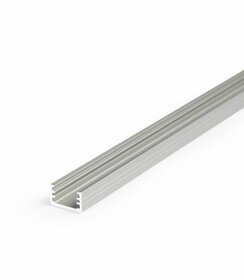 Aluminium opbouw profiel SLIM voor 8mm strips 2 meter
