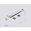 TOPMET Aluminium opbouw profiel SLIM voor 8mm strips 1 meter Slim8