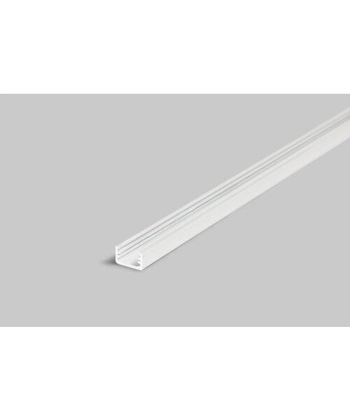 Aluminium opbouw profiel SLIM voor 8mm strips 1 meter - LEDStripXL