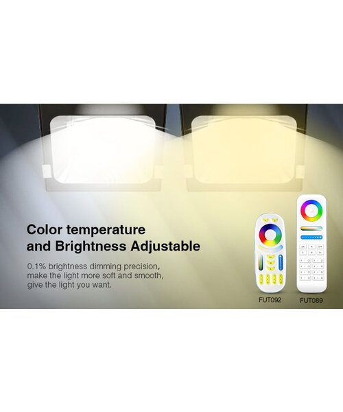 Milight / MiBoxer 10 Watt RGB+CCT LED Floodlight Warm Wit + Koud Wit