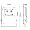 Milight / MiBoxer 20 Watt RGB+CCT LED Floodlight Warm Wit + Koud Wit