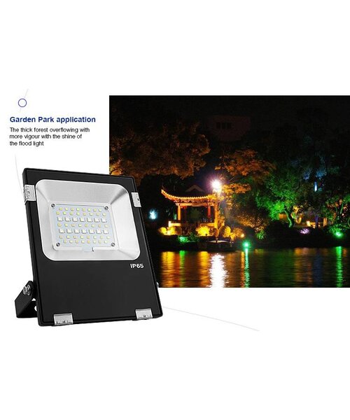 Milight / MiBoxer 20 Watt RGB+CCT LED Floodlight Warm Wit + Koud Wit