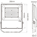 Milight / MiBoxer 100 Watt RGB+CCT LED Floodlight Warm Wit + Koud Wit