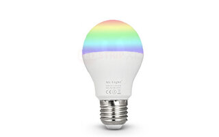 6 Watt RGB + Warm Wit en Koud Wit E27 CCT Dual White Lamp