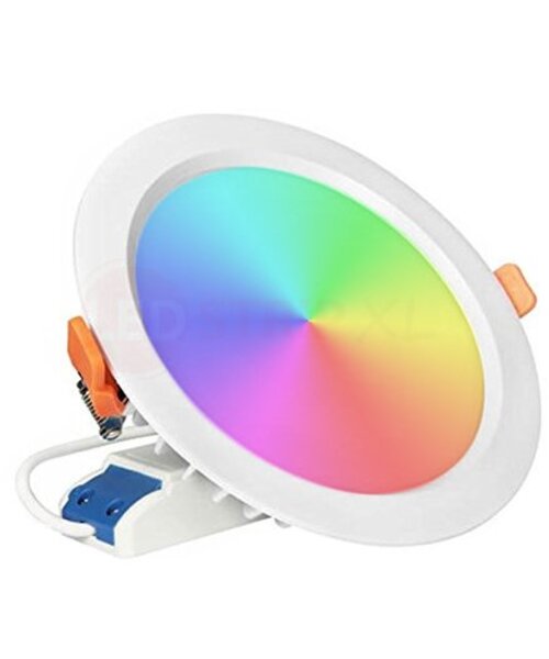 Milight / MiBoxer 15 Watt RGB + Warm Wit + Koud Wit CCT Downlight Waterdicht IP54