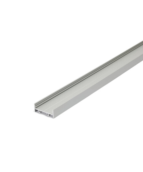 TOPMET Aluminium Opbouw Profiel Plat 2 meter VARIO30-01